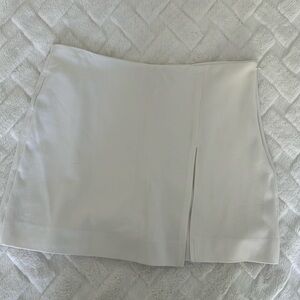 White Skort